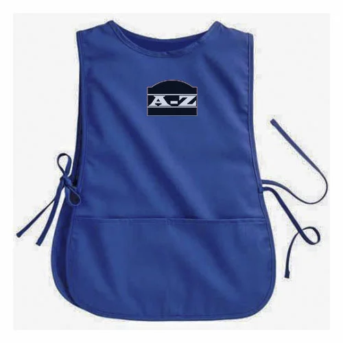 CleanPro Blue Janitorial Cardigan Uniform